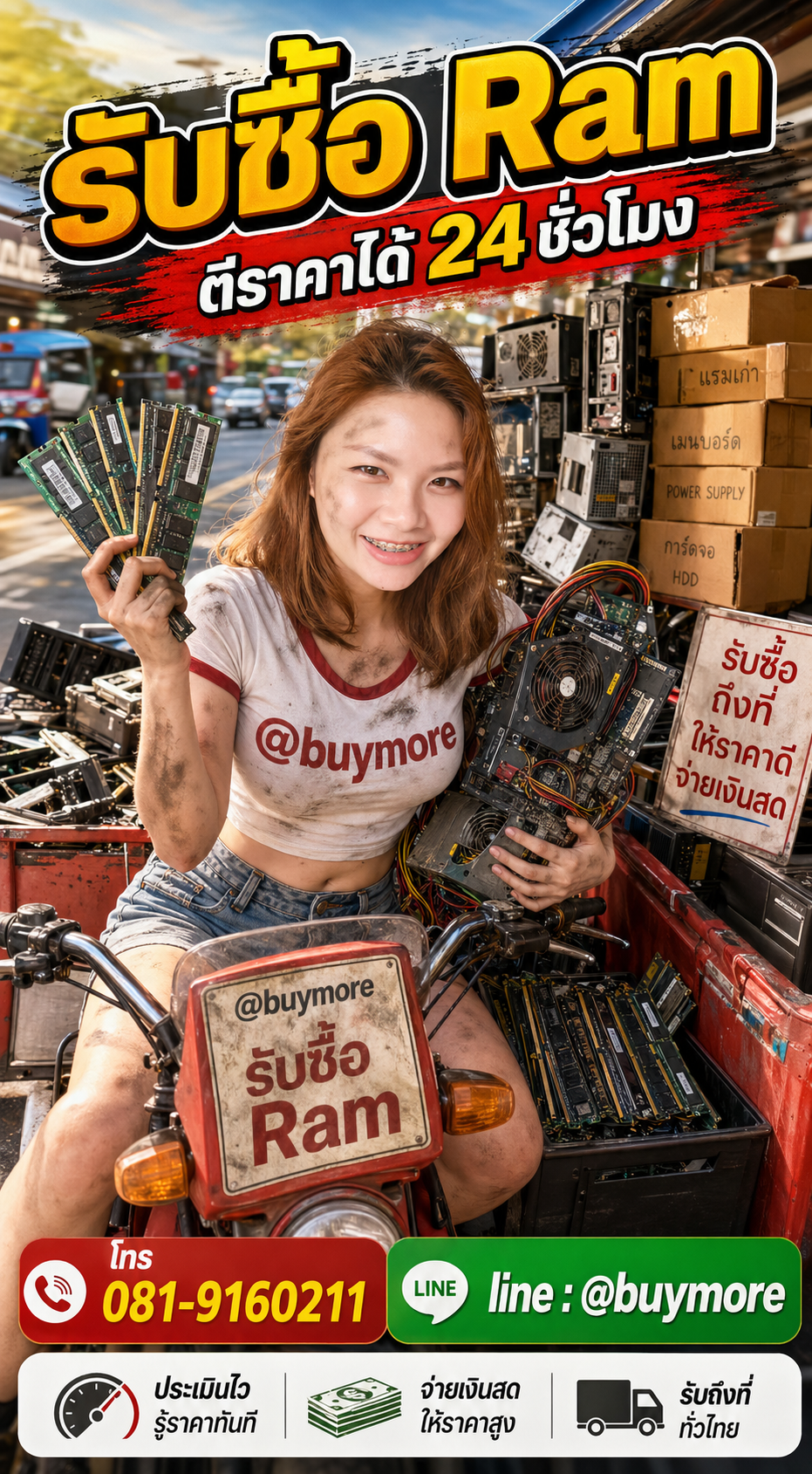รับซื้อ Ram มือสอง saleng.net ติดต่อ Line @buymore
