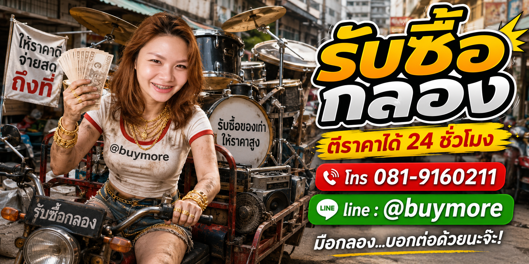 ขายกลองเก่าให้ saleng.net ให้ราคาดีและจ่ายเงินสด
