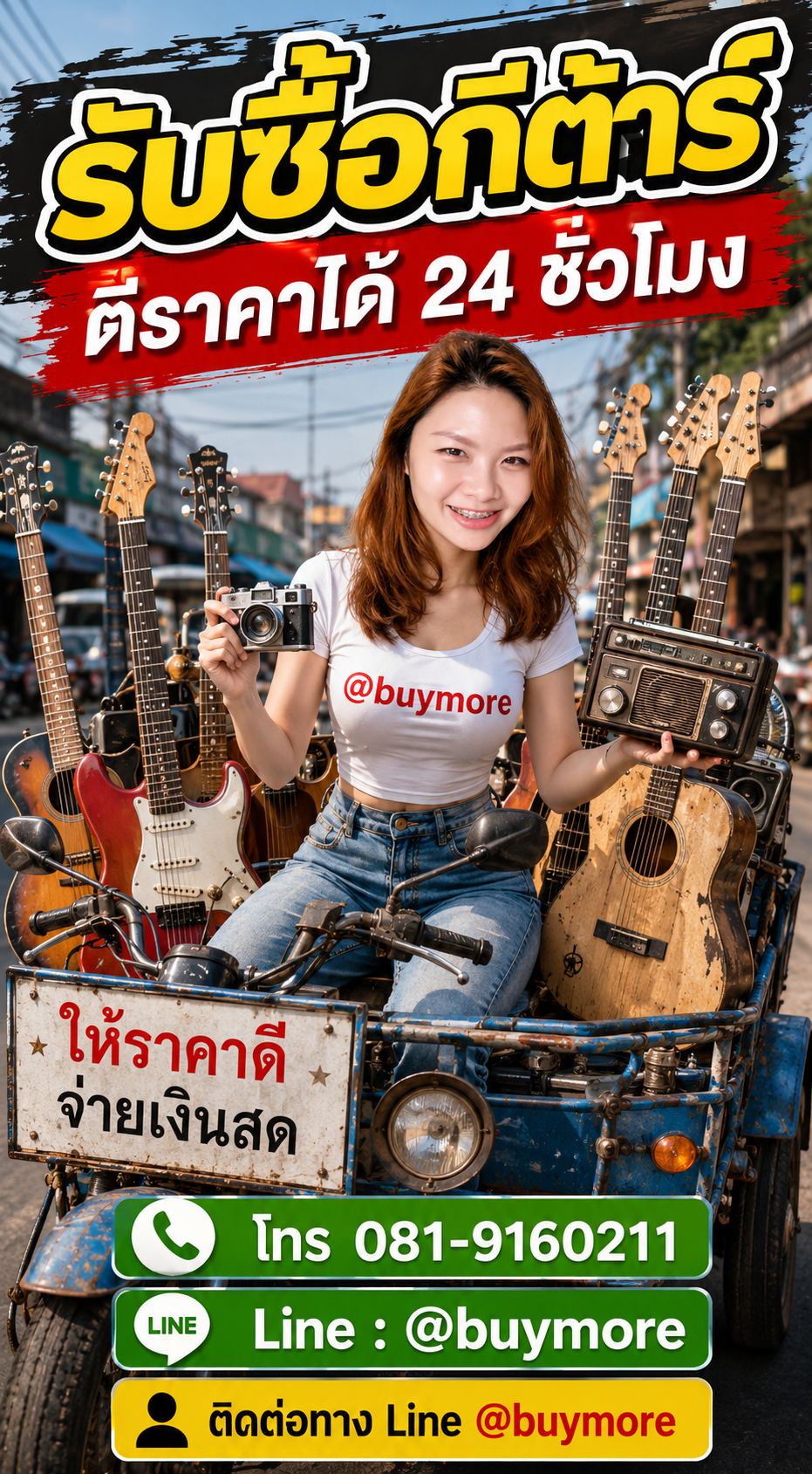 รับซื้อกีต้าร์ saleng.net ติดต่อ Line @buymore โทร 081-9160211