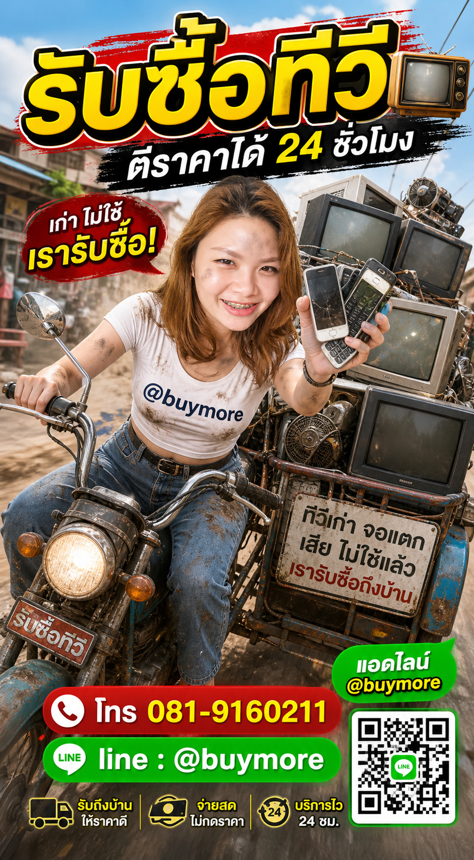 รับซื้อทีวี saleng.net ติดต่อ Line @buymore โทร 081-9160211