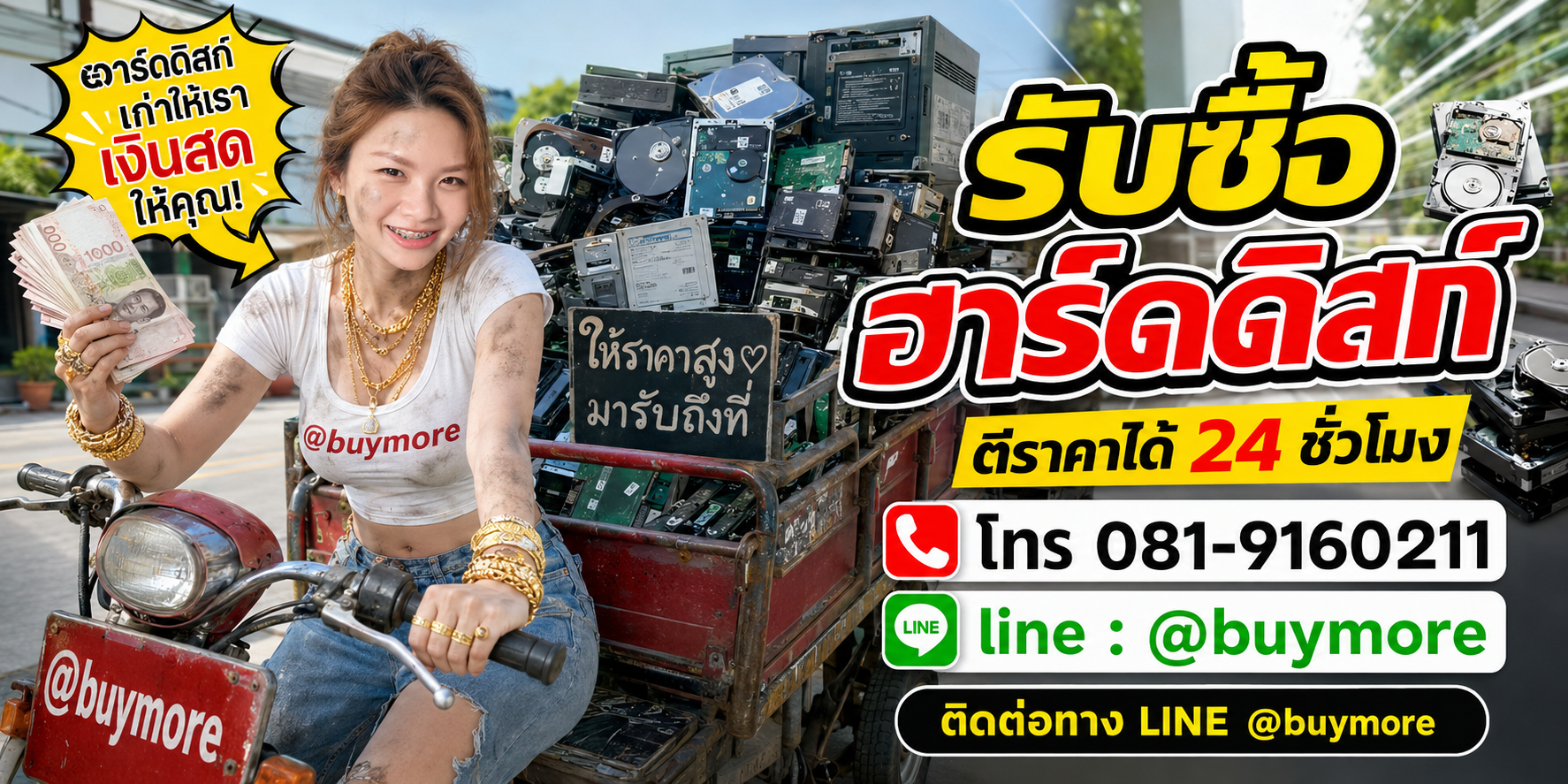 ขายฮาร์ดดิสก์เก่าให้ saleng.net ให้ราคาดีและจ่ายเงินสด