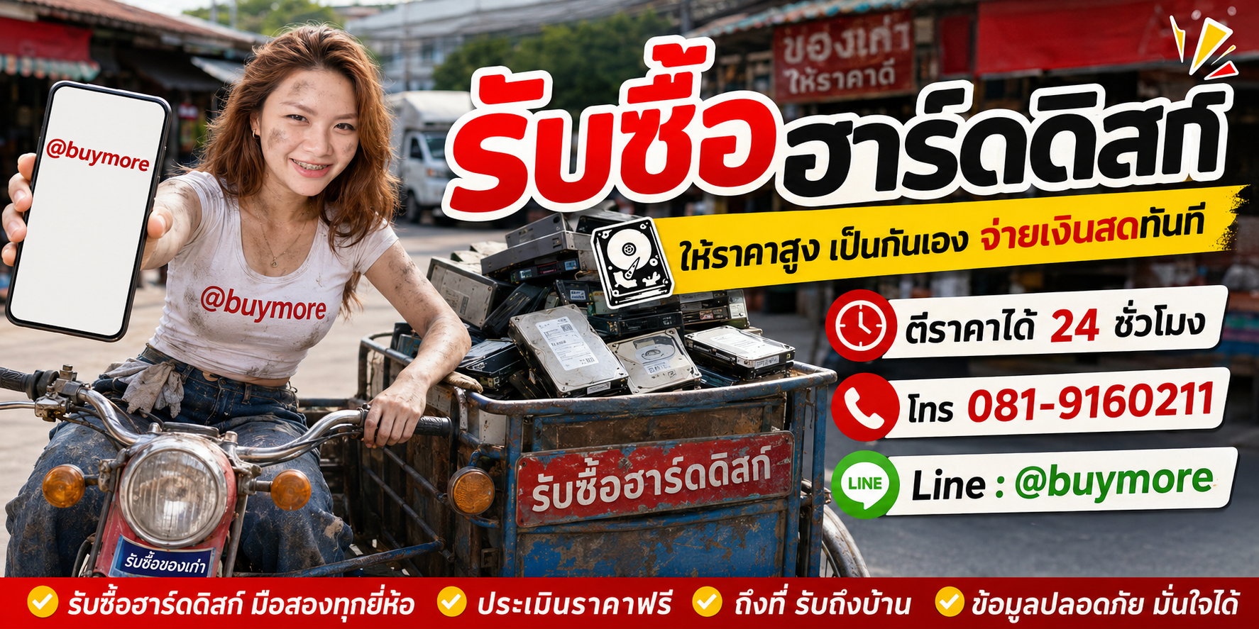 saleng.net รับซื้อฮาร์ดดิสก์ โทร 081-9160211 Line @buymore
