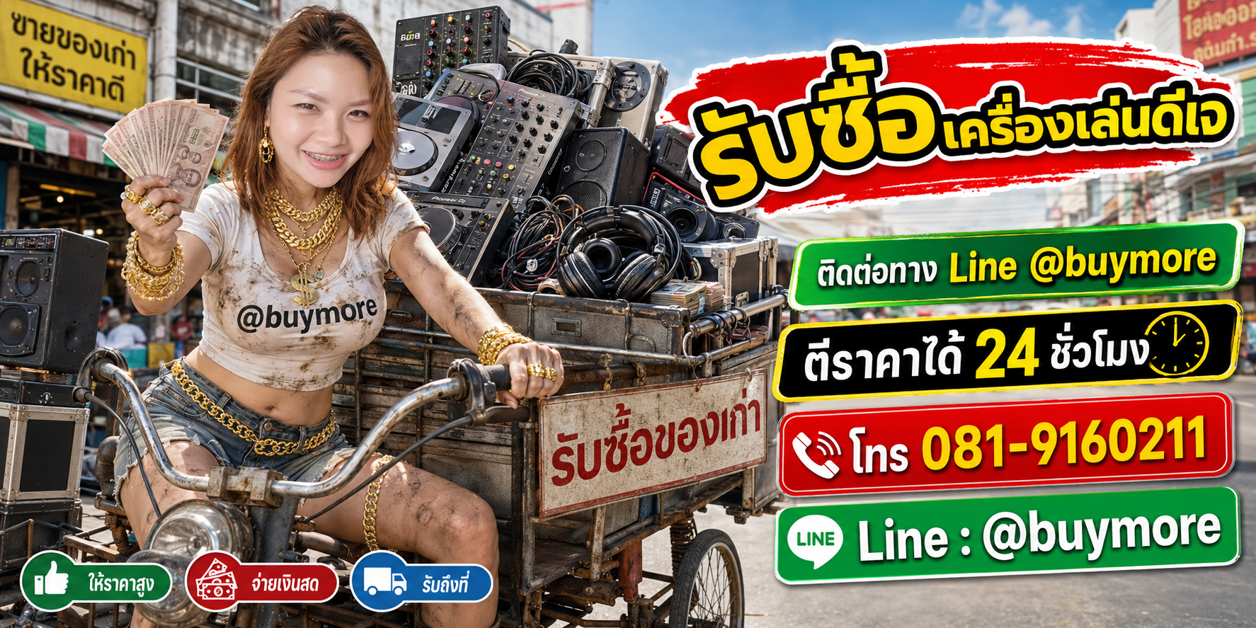การันตีให้ราคาดี รับซื้อเครื่องเล่นดีเจ saleng.net