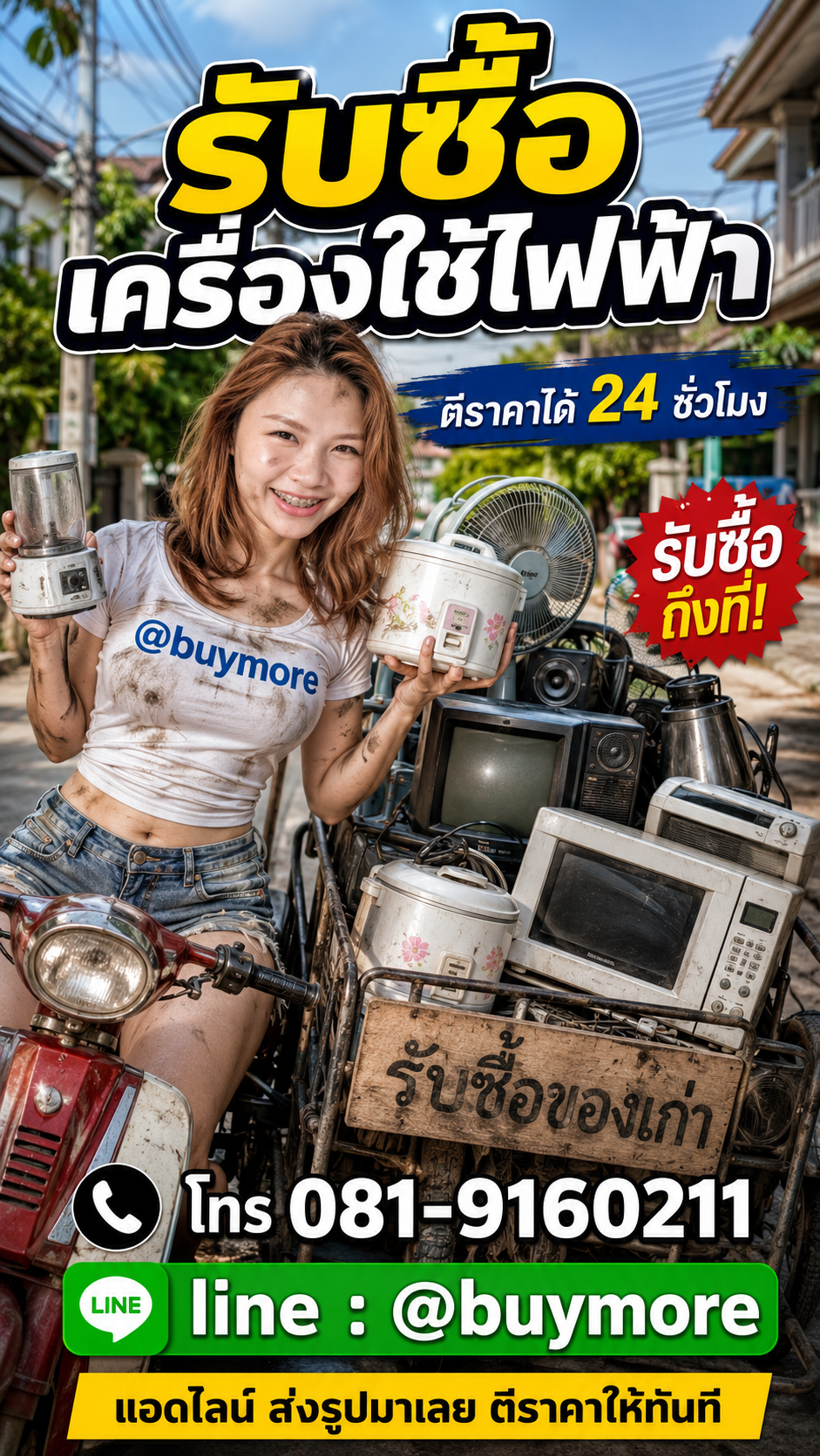 รับซื้อเครื่องใช้ไฟฟ้า saleng.net ติดต่อ Line @buymore
