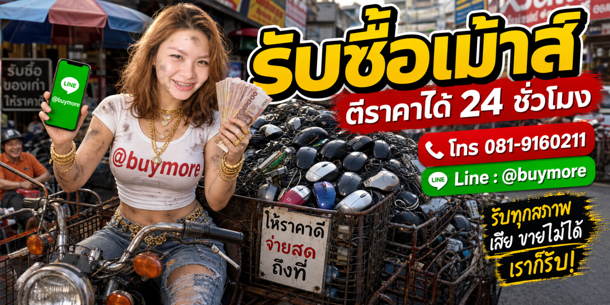 ขายเม้าส์เก่าให้ saleng.net ให้ราคาดีและติดต่อไว