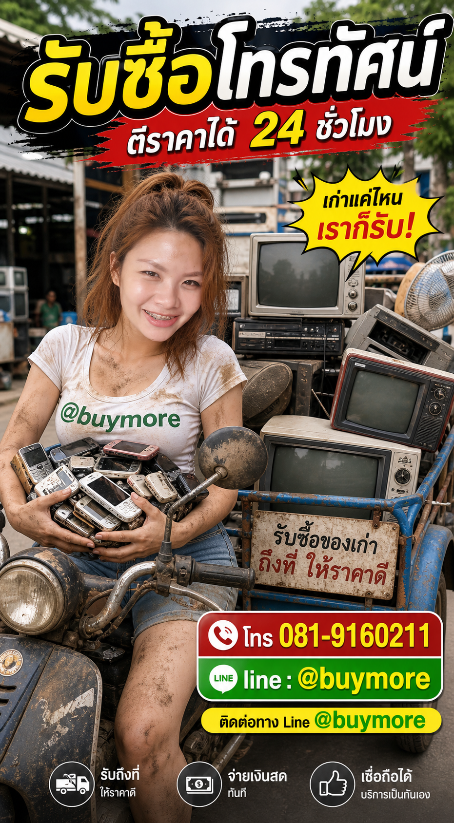 รับซื้อโทรทัศน์ saleng.net ติดต่อ Line @buymore