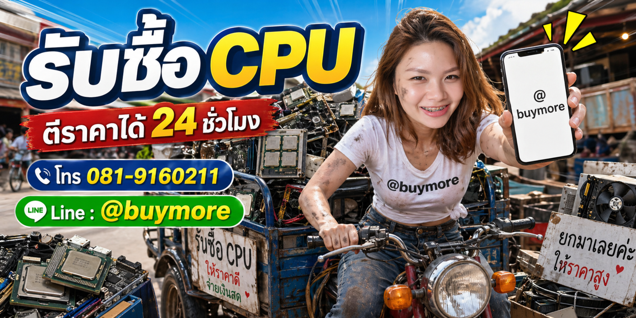 saleng.net รับซื้อ CPU โทร 081-9160211 Line @buymore