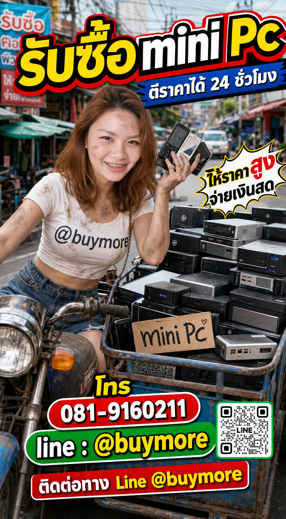 รับซื้อ mini Pc saleng.net ติดต่อ Line @buymore