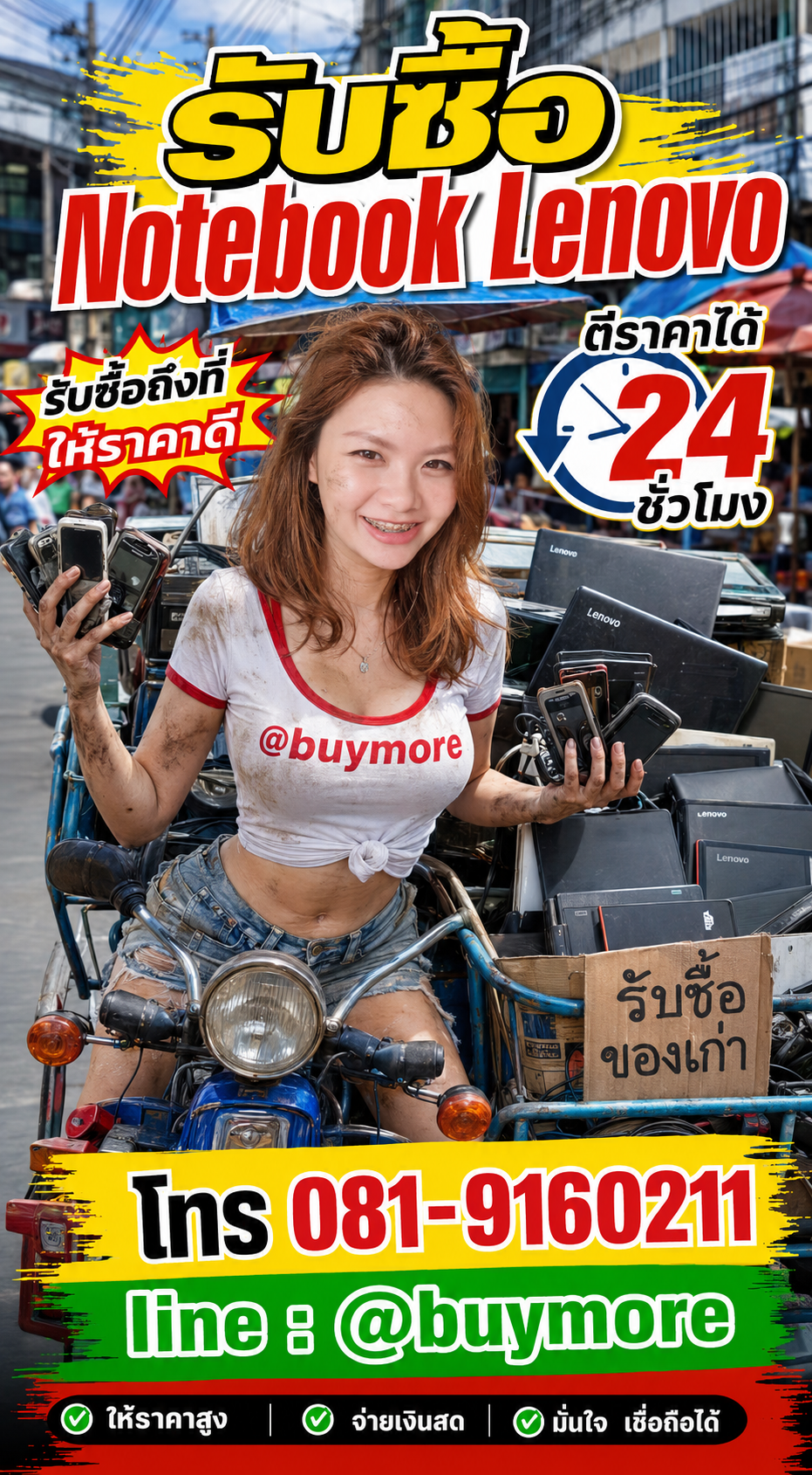 รับซื้อ Notebook Lenovo saleng.net Line @buymore โทร 081-9160211