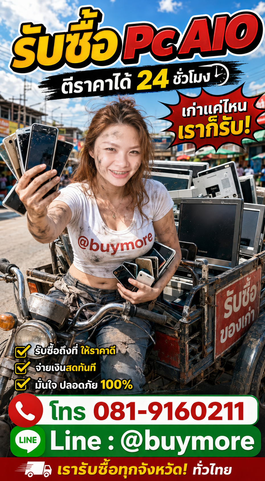 รับซื้อ PC AIO All-in-One PC saleng.net ติดต่อ Line @buymore