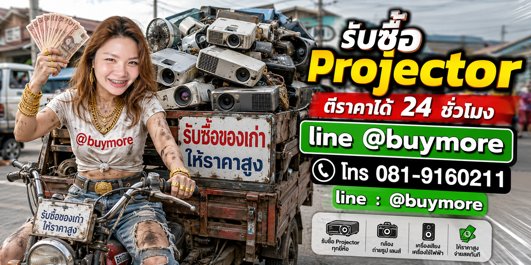 ขายโปรเจคเตอร์เก่าให้ saleng.net ให้ราคาดีและจ่ายเงินสด