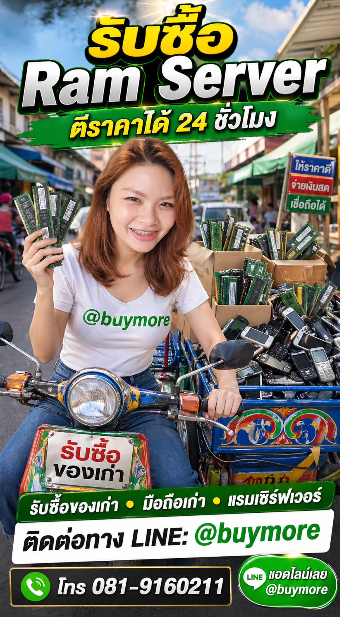 รับซื้อ Ram Server saleng.net ติดต่อ Line @buymore