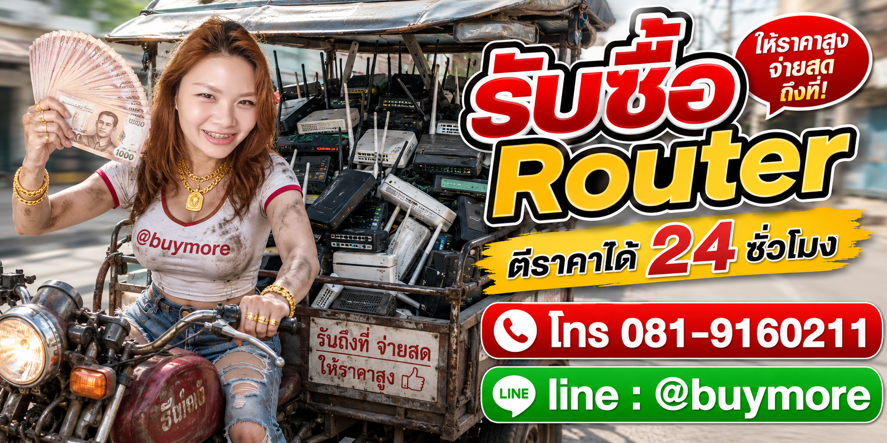 ขาย Router เก่าให้ saleng.net ให้ราคาดีและจ่ายเงินสด