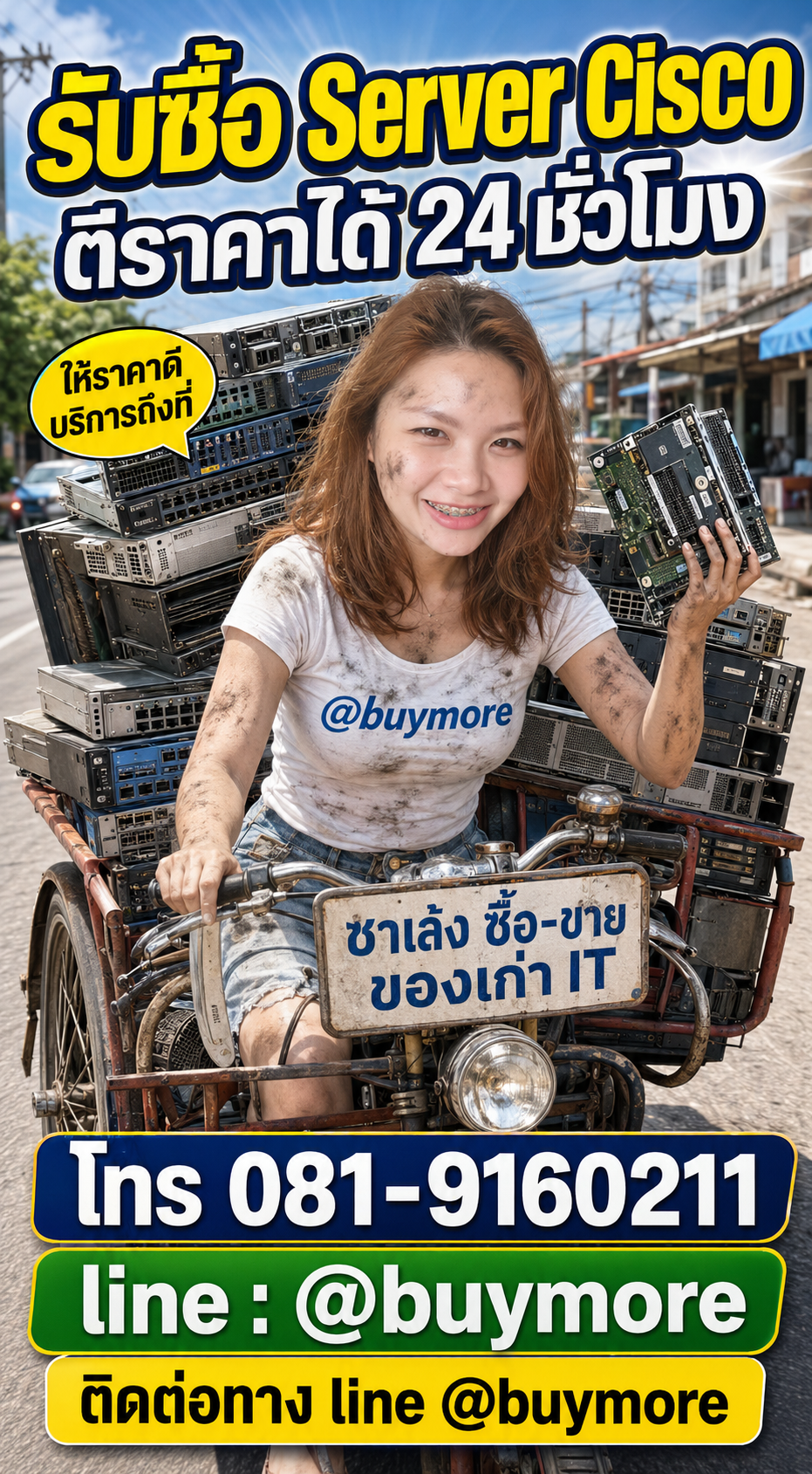 รับซื้อ Server Cisco saleng.net ติดต่อ Line @buymore