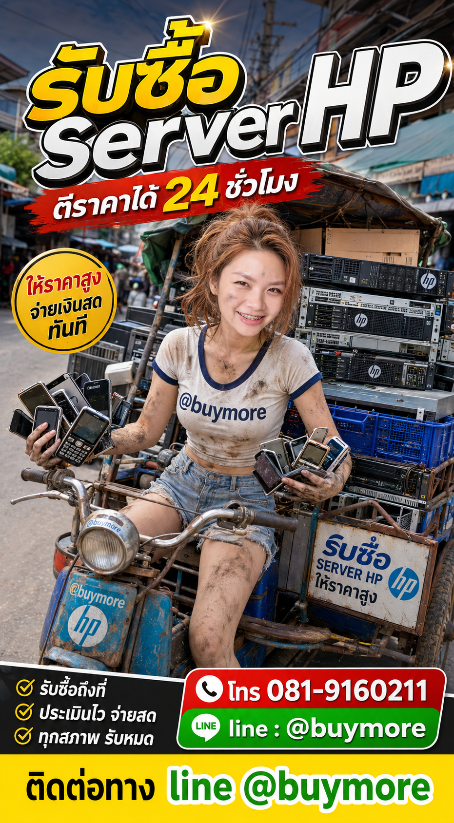 รับซื้อ Server HP เก่า saleng.net ติดต่อ Line @buymore