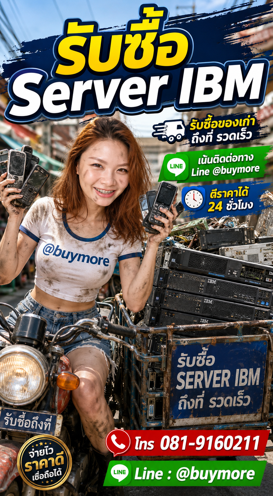รับซื้อ Server IBM saleng.net ติดต่อ Line @buymore
