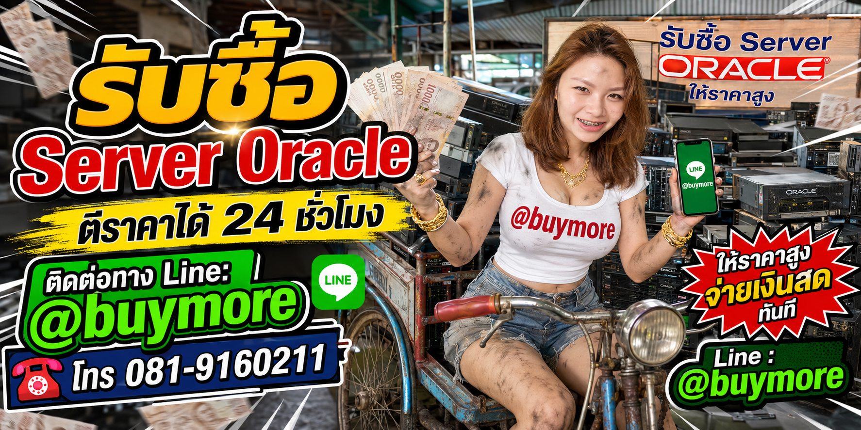 ขาย Server Oracle เก่า เลิกใช้งาน ให้ราคาดี จ่ายเงินสด saleng.net