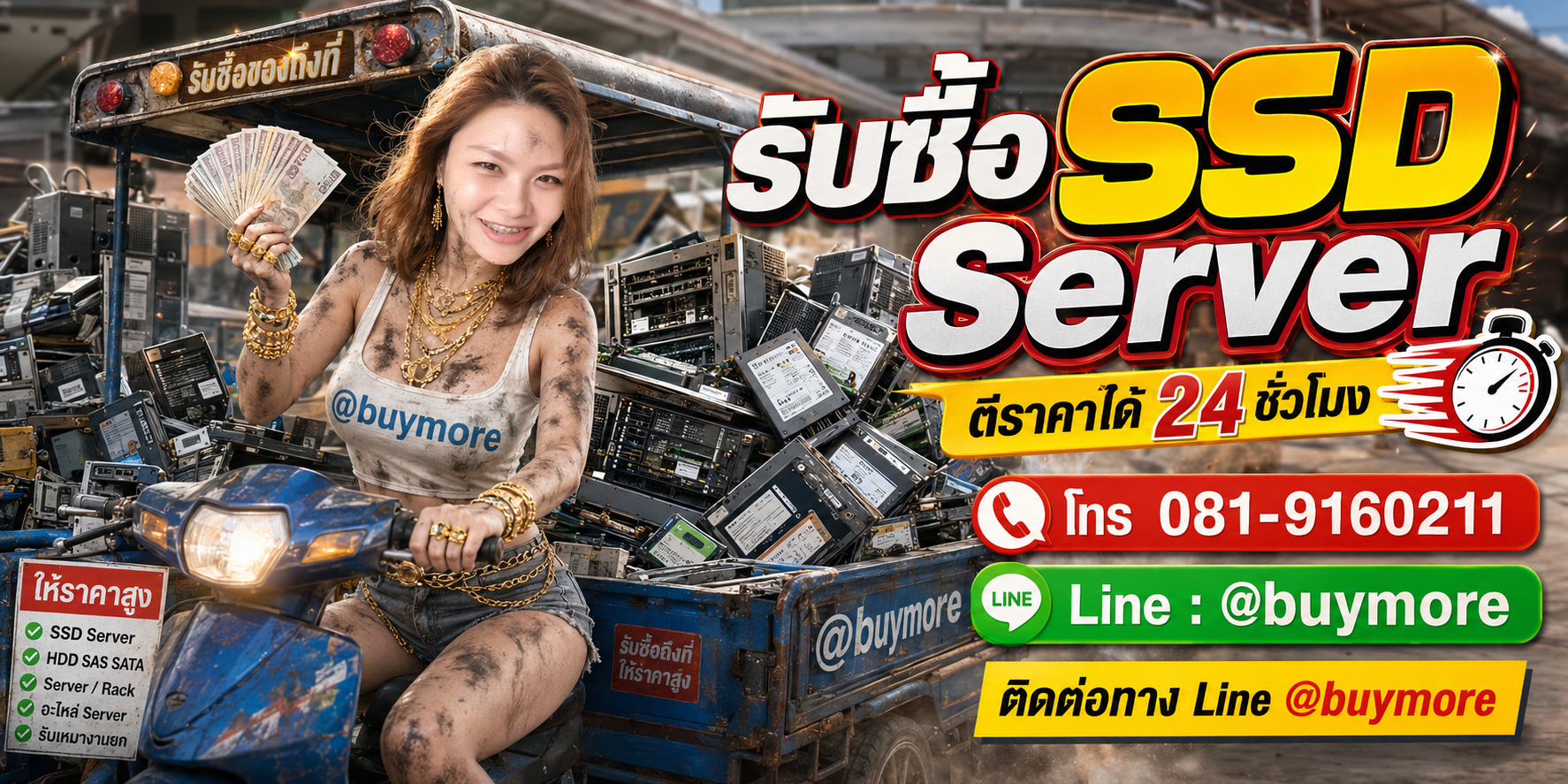 ขาย SSD Server เก่าให้ saleng.net ให้ราคาดีและจ่ายเงินสด