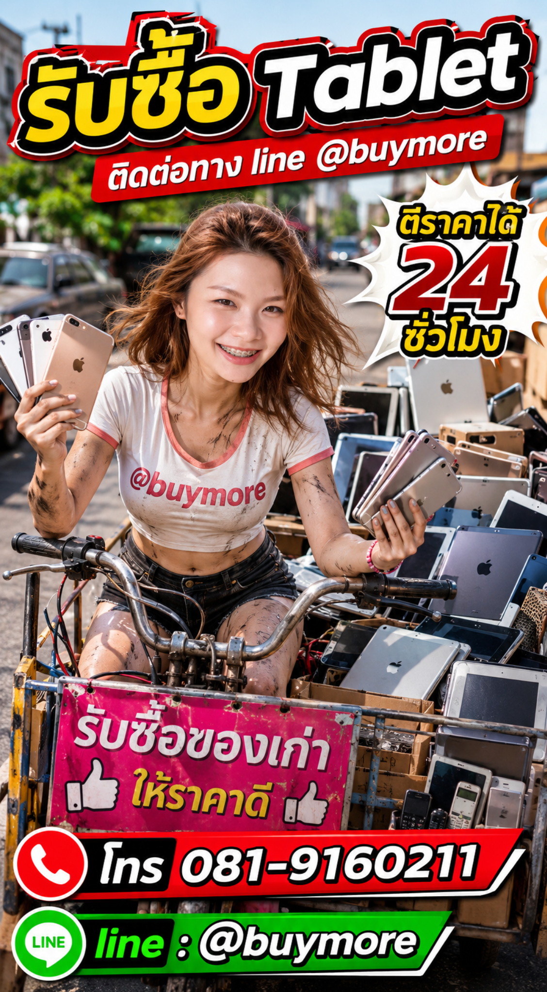 รับซื้อ Tablet saleng.net ติดต่อ Line @buymore