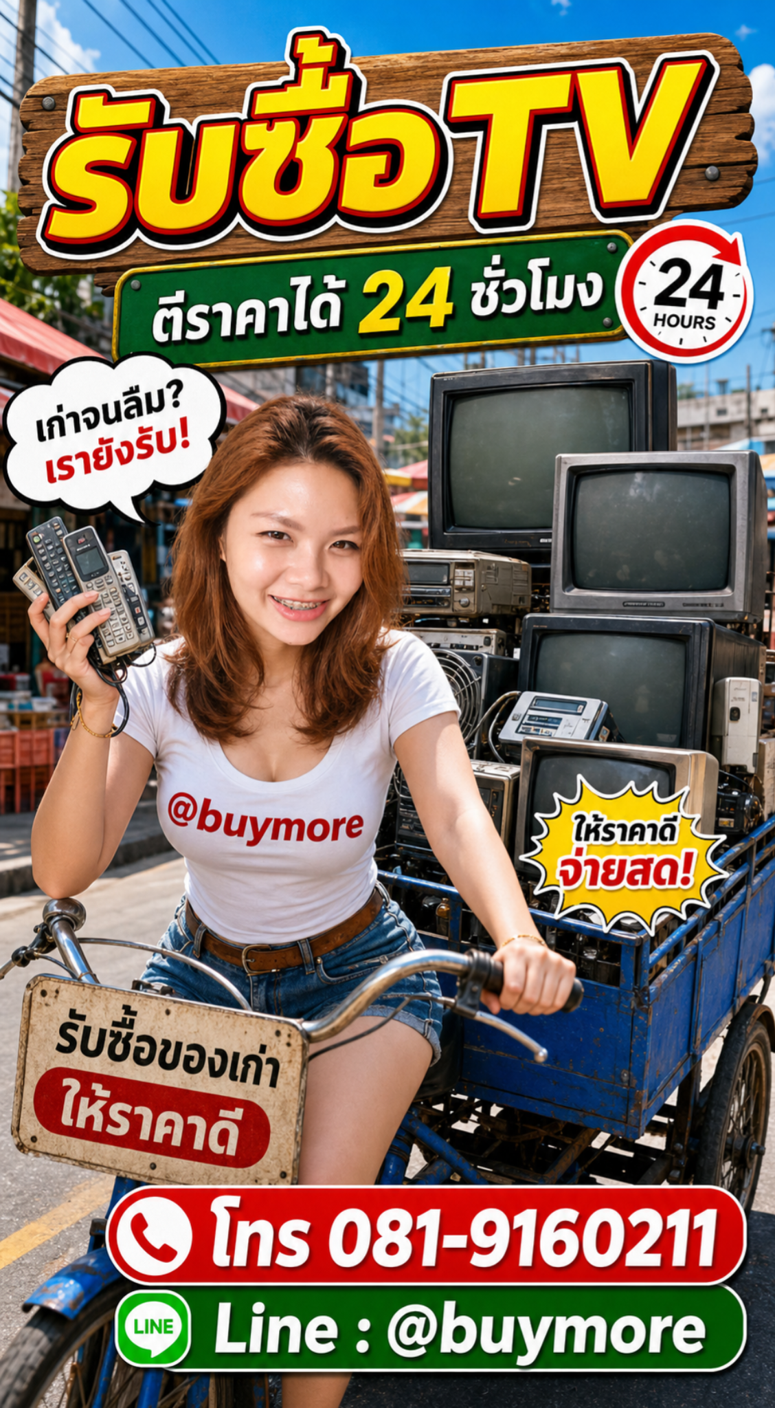 รับซื้อ TV saleng.net ติดต่อ Line @buymore โทร 081-9160211